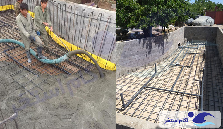 ساخت استخر روباز ویلایی آبسرد