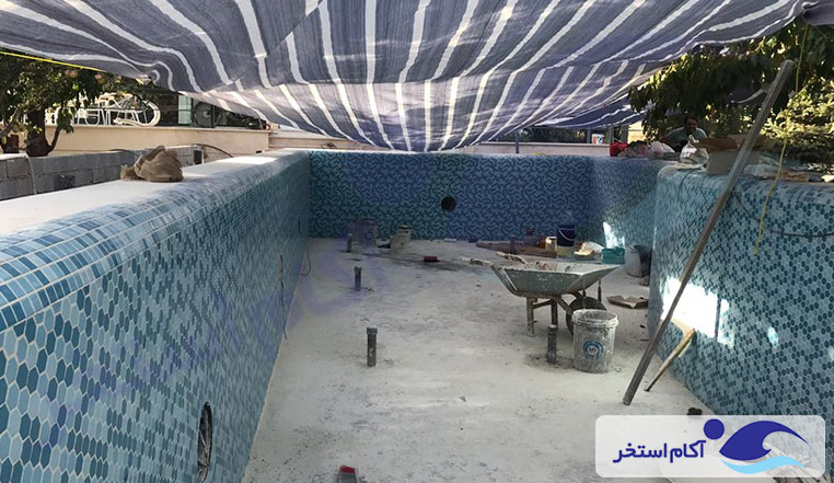 ساخت استخر روباز ویلایی آبسرد
