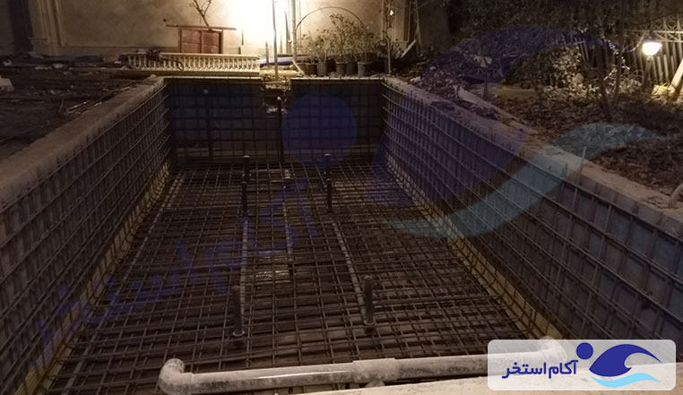 ساخت استخر روباز خانگی زعفرانیه البرز کوه