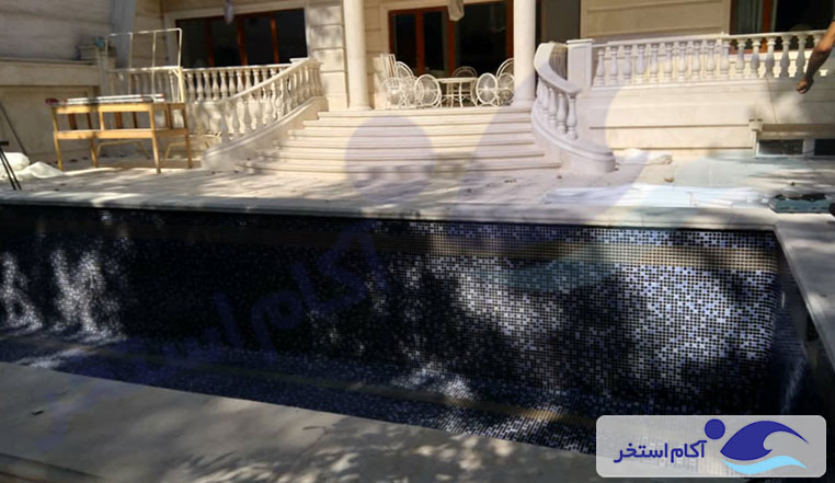 ساخت استخر روباز خانگی زعفرانیه البرز کوه