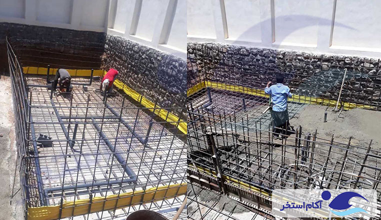 ساخت استخر روباز برگ جهان