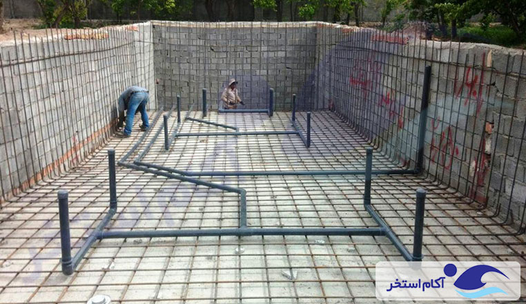 ساخت استخر و جکوزی ویلا بکه شهریار