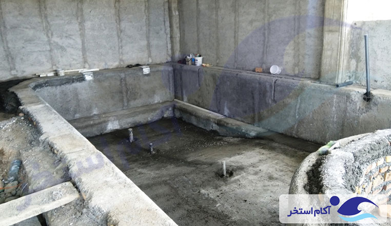 سیمانکاری استخر و جکوزی چمستان