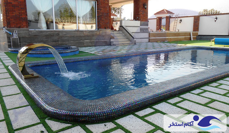 ساخت استخر و جکوزی روباز گلوگاه