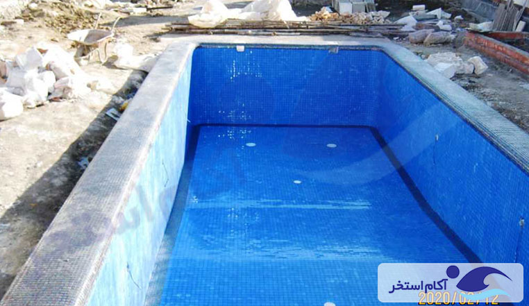 ساخت استخر و جکوزی روباز گلوگاه