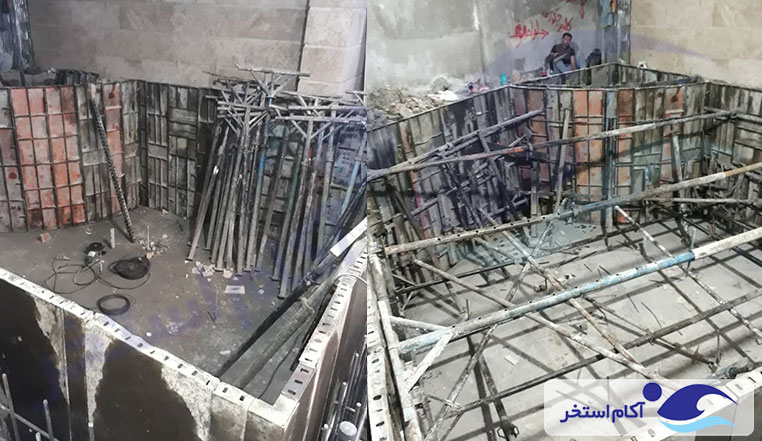 ساخت استخر و جکوزی سرپوشیده شهر ماکو