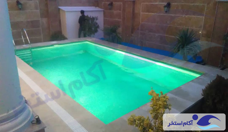 ساخت استخر روباز شهر پردیس