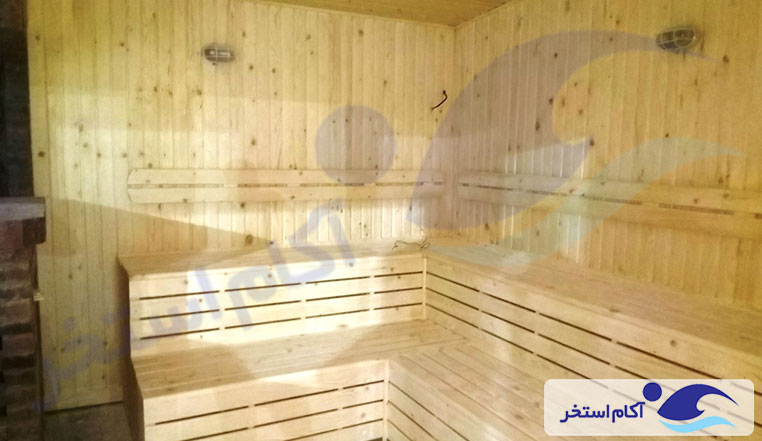 ساخت سونا و جکوزی دانشکده کشاورزی تهران