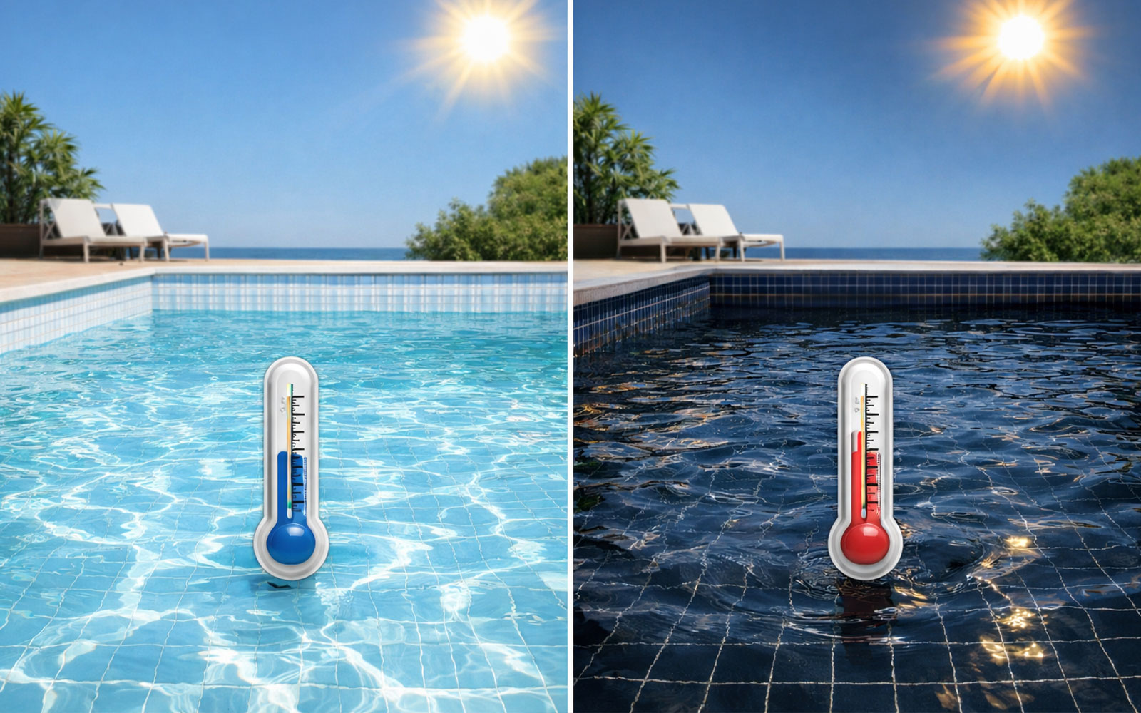 تأثیر رنگ کاشی بر جذب و بازتاب نور خورشید