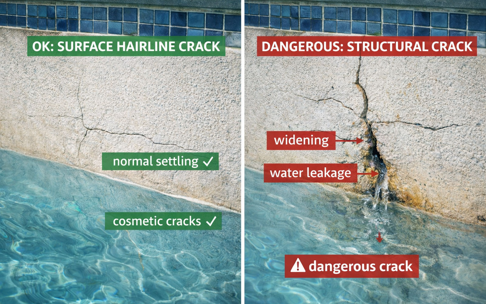 چرا ترک مویی در استخر ایجاد میشود؟