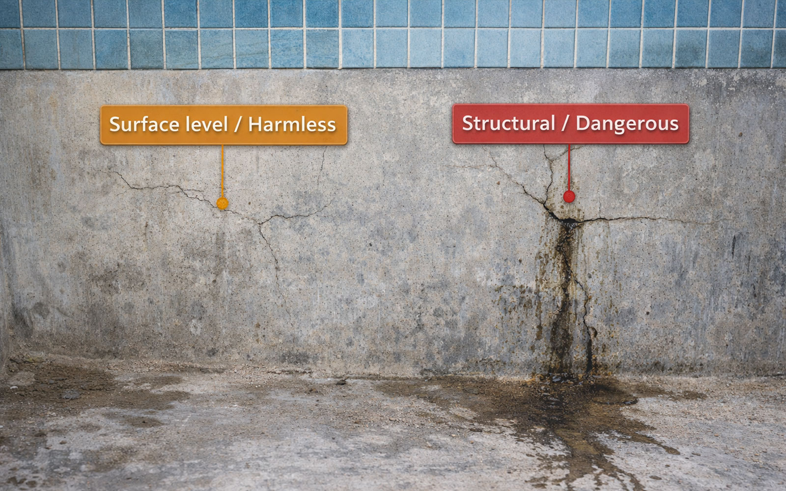 ترک مویی استخر؛ طبیعی است یا خطرناک؟